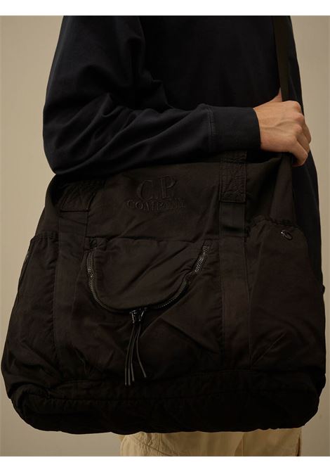 borsa twill shoulder uomo nera C.P. COMPANY | 19CMAC135A-110305G999